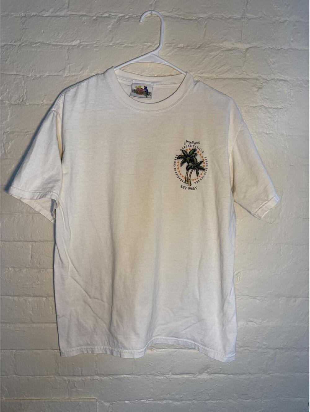 Vintage Margaritaville tee with palm tree graphic